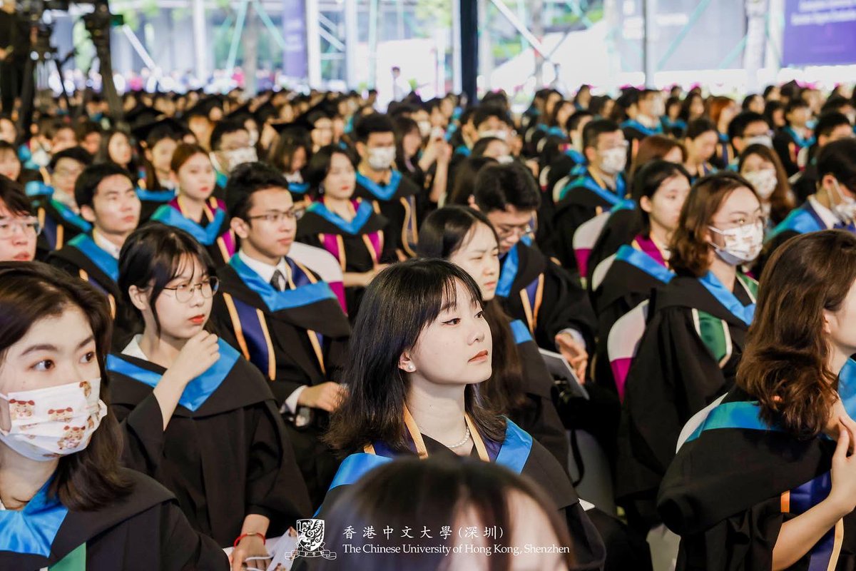 cuhksz's tweet photo. Here are several more pictures from the Graduation Ceremony for Bachelor Degree Graduates 2022 🎓 Once again, congratulations to all graduates! https://t.co/tHUl0RUMnz