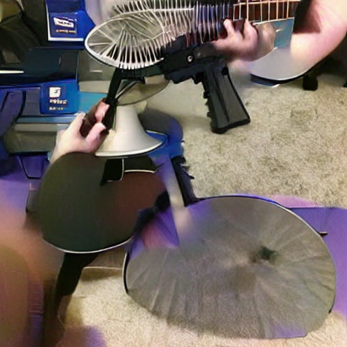 O_T_Human's tweet photo. Riff off of the theme of stand my ground while incorporating a fan used as a weapon (#FXAE) #art #artist #artwork #nft #nfts #nftcollector https://t.co/GjB1l6nWiT