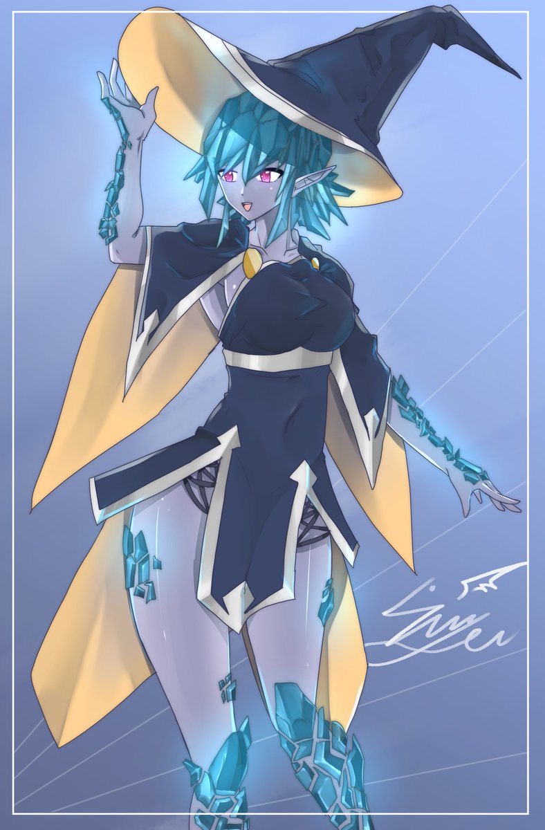 SerButtley's tweet photo. Dami is my take on an orchid spellweaver from Gloomhaven~ I only had 2 hours to draw her that day, maybe one day when I play gloomhaven again, I'll redesign her~ but I do like the gem hair concept 💞

#witch #art #gloomhaven #fantasy #magic #spellweaver https://t.co/spmHre9TFV