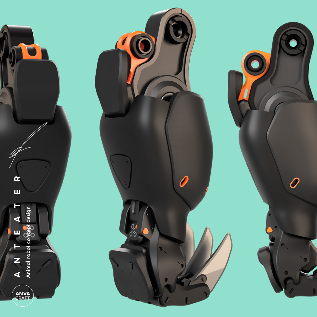 ANVACRAFT's tweet photo. I remember before my account was hacked, many people liked this part of the anteater. Since the post was lost, I'm posting it again.

#hardsurface #hardsurfacemodeling #robot #robotdesign #3d #3dmodeling #3drender https://t.co/RPzyL4KAzn