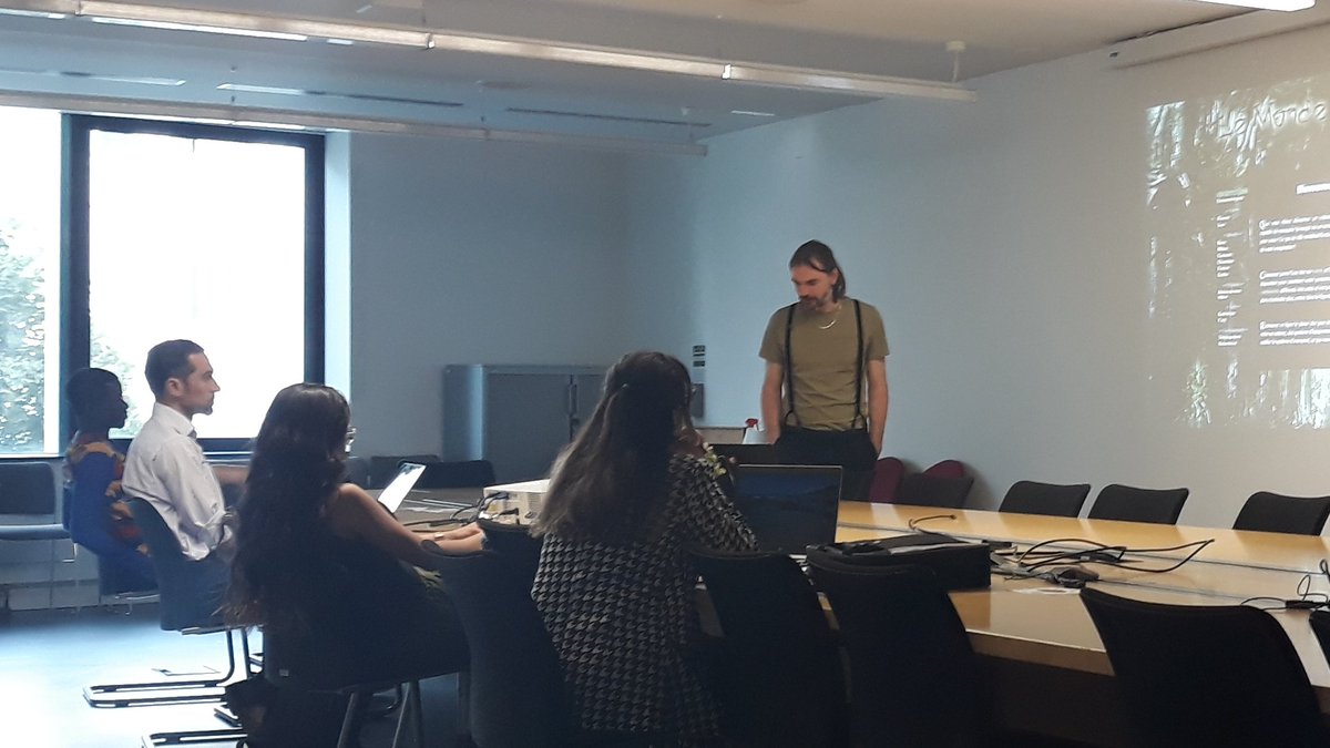 CMIRennes's tweet photo. This past Thursday, the CMI's Afterwork[s] were making their big comeback 🎉for the international PhD students and researchers of Rennes! The CMI was therefore pleased to receive Tristan Le Bouffant, CEO of @SentryGamesTM, to discuss his career and his company. Thanks for coming! https://t.co/aM4lfwiKDI