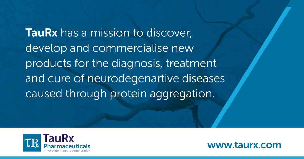TauRx's tweet photo. For almost three decades, TauRx has focused research on developing a treatment #targetingtau to slow rate of decline in Alzheimer’s disease
Alzheimer’s disease is one of the world’s greatest unmet medical needs, research in this area has the potential to impact millions of lives https://t.co/q4krz1sz94