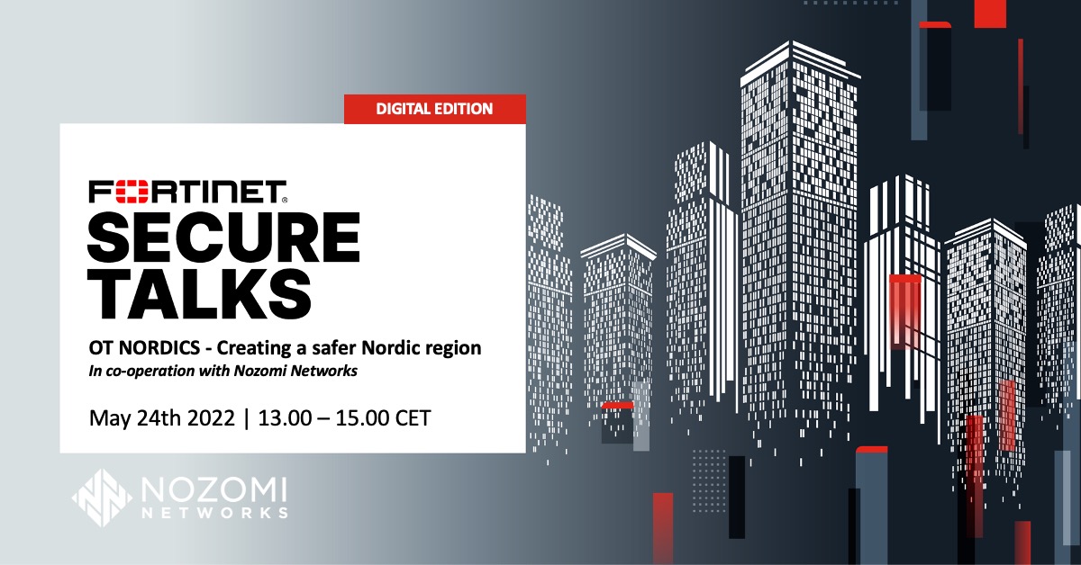 Join us tomorrow for the <a href="/Fortinet/">Fortinet</a> Secure Talks live webinar and learn how to digitize and monetize your OT/IT environment.

We will look at the #OT journey from the first initial thoughts to how you can deploy larger OT environments. 
Register to attend: ow.ly/qPjo50IYxFH