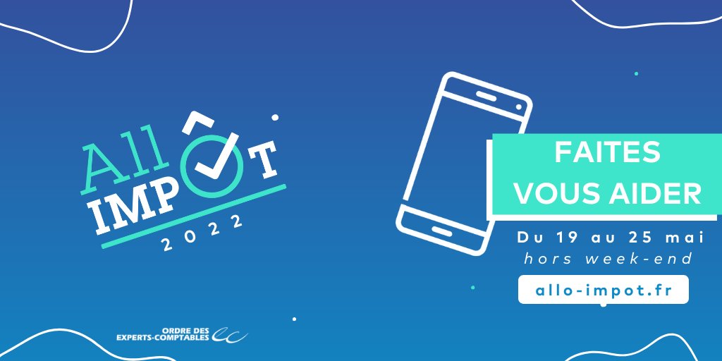 CSOEC's tweet photo. [Jour 3] 📞 #AlloImpôt c'est jusqu'au 25 mai! 
Des #ExpertsComptables vous renseignent gratuitement au téléphone pour remplir vos #DéclarationsDeRevenus.
#IR2022 #Solidarité #ProfessionComptable https://t.co/lESW1Fp5ye