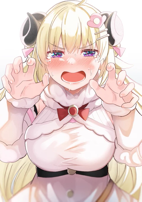 や…やんのかぁ…!?(威嚇) #つのまきあーと 