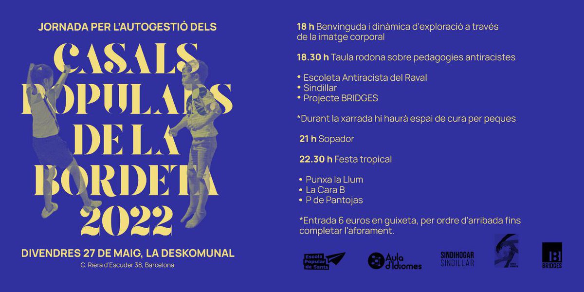 Escola Popular de Sants tweet media