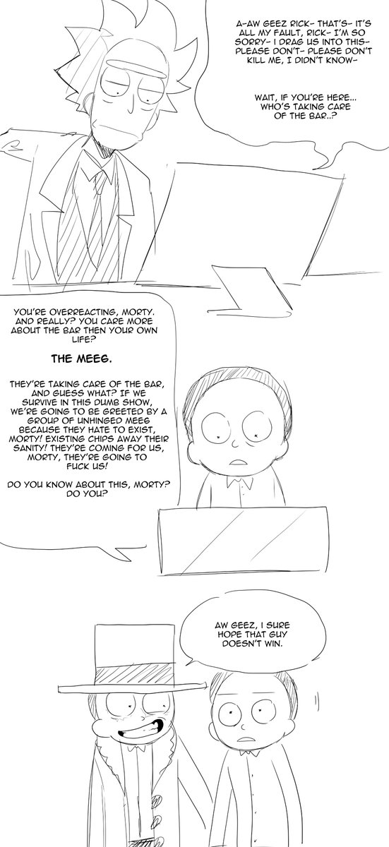 kreidxpriz's tweet photo. Very evil rick art dumps + other OCs
#ricksanchez #rick #rnm #ram #veryevilrick #bartenderrick #showrunnerrick #showrunnermorty #waitermorty #morty #mortysmith (+) https://t.co/rYvTS6qCIR