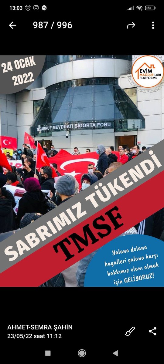 kulunbiri69_e's tweet photo. #EvimMağdurlarıTmsfÖnünde @tmsftr @BDDKResmi @RTErdogan @suleymansoylu @HMBakanligi https://t.co/fgdsUMpNi7