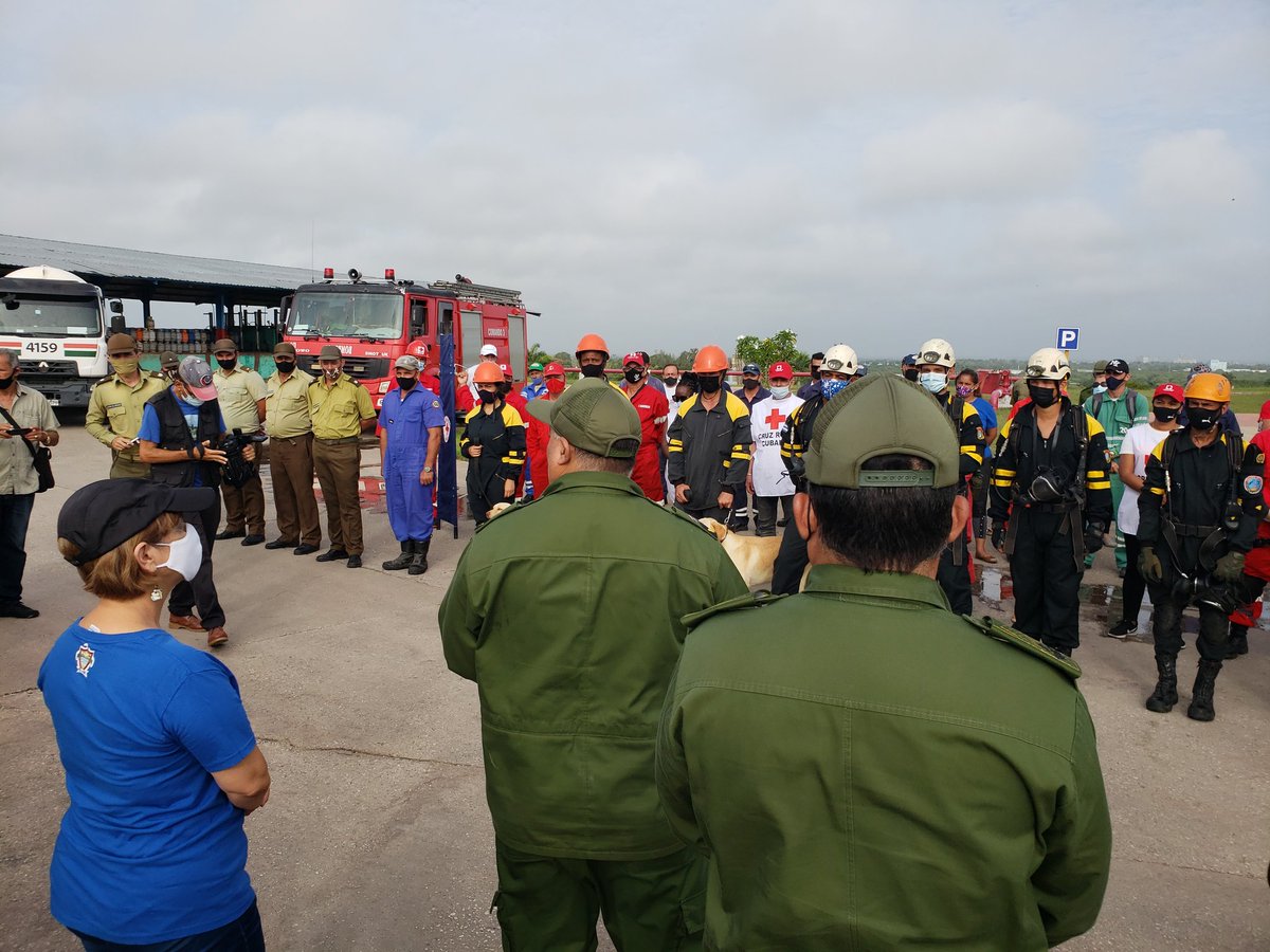Excelente el Ejercicio Meteoro 2022 en #Camagüey. Cumplidos los objetivos. Evidentes muestras de organización, preparación, integración, profesionalidad, disciplina y responsabilidad en los ejercicios prácticos realizados
#PorCamagüeyTodo 
#CubaVive