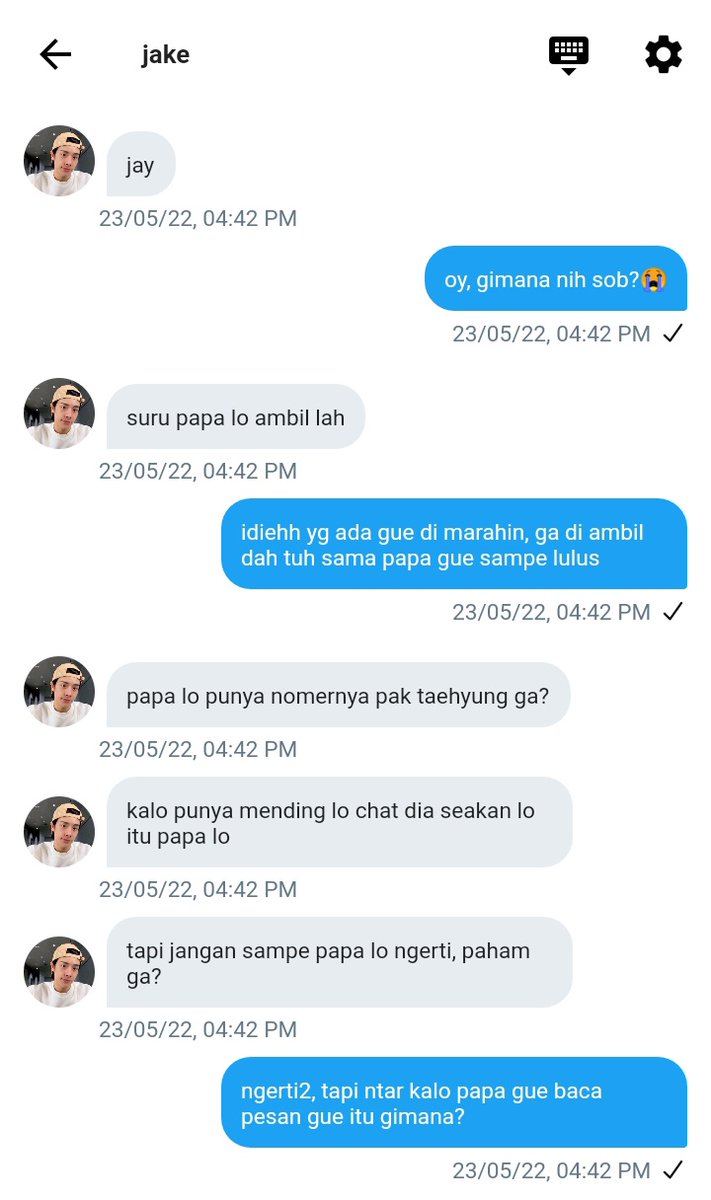 illeraxs's tweet photo. TAEKOOK TWOTWEET AU ||

"Jadi papa sama pak taehyung....?" https://t.co/UAPt4VAEey