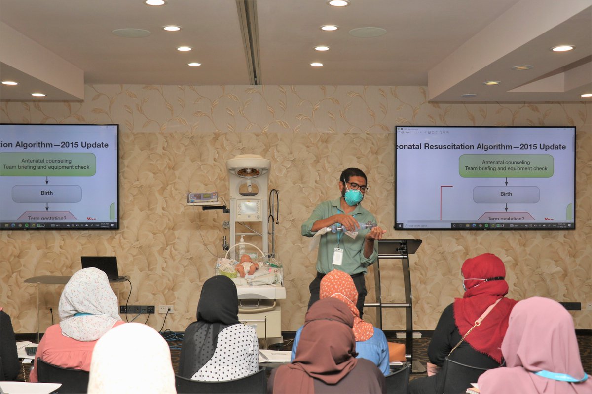 igmhmv's tweet photo. Workshop on “Essential and Sick Newborn Care for improving neonatal outcome” 
Organized by HPA, UNICEF, Department of Child Health (IGMH) and Nursing Education &amp; Research Committee (IGMH).
@UNICEFMaldives 
@HPA_MV https://t.co/s5zCs5jzMF