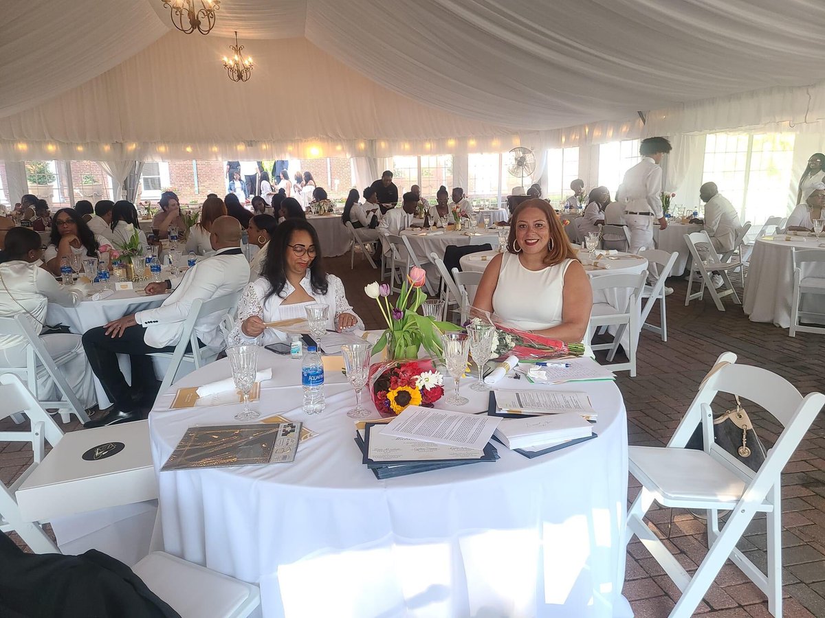 Last week we held our second annual PTECH en blanc dinner celebrating our Class of 2022 PTECH students. These students have been successfully completing college classes at PGCC to earn an associate’s degree along with their high school diploma and cross both stages this week!