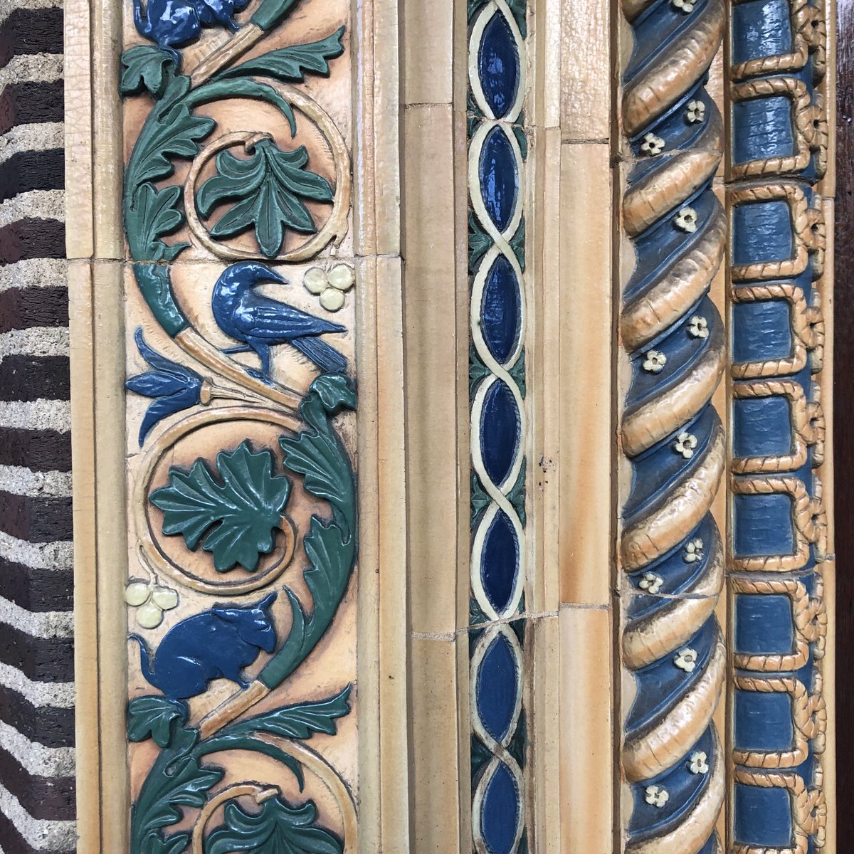 bcsrdak's tweet photo. Amazing terracotta from Asbury Park New Jersey #designmonday https://t.co/fdoUz8Wso8