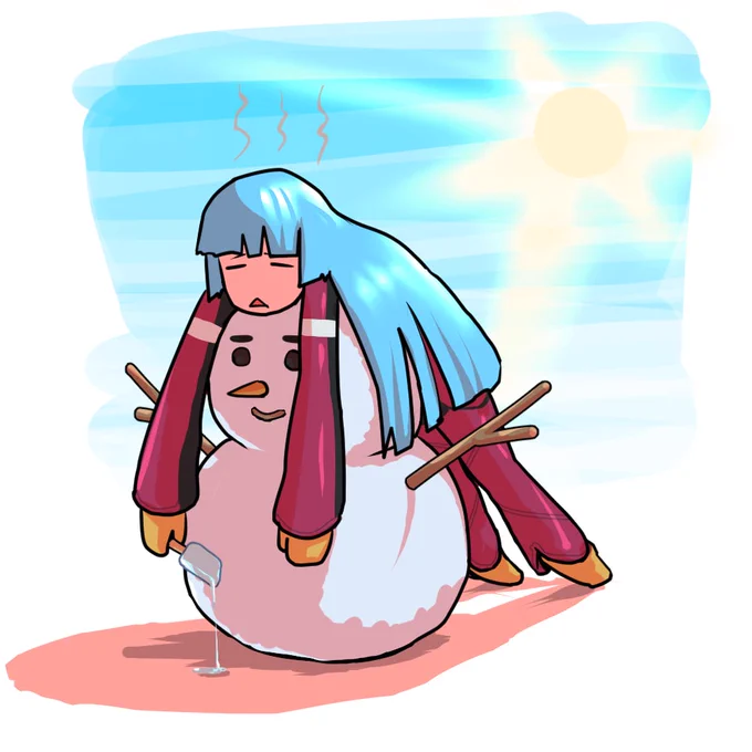 溶けクーラ #KOF #クーラ #Kula #格ゲーキャラ描こうぜ 