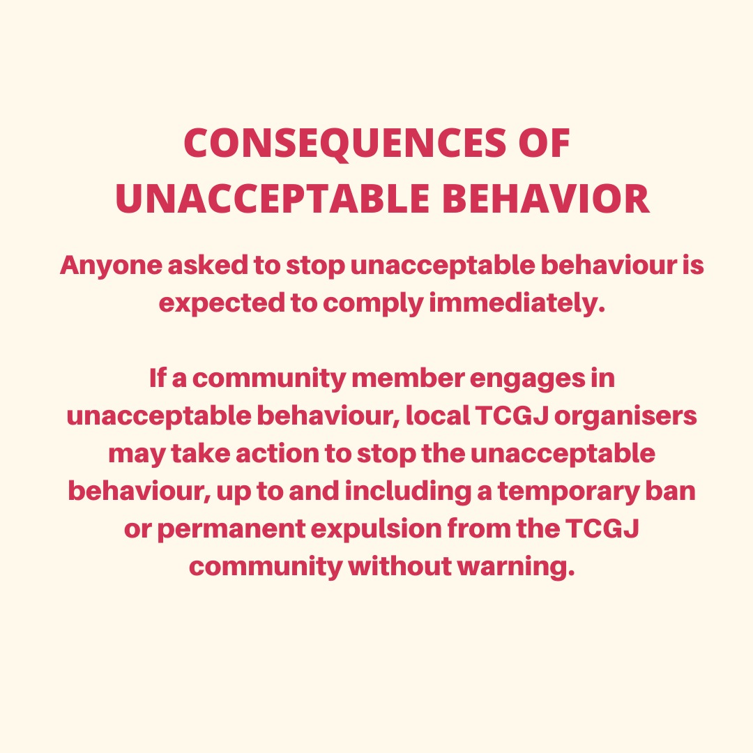 Hey Jammers. Please make sure to read the code of conduct for the Game Jam to ensure that we have a safe and fun space for all. See you soon!