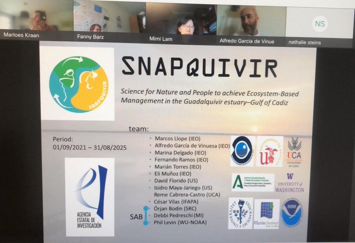 The last week, <a href="/VinuesaAlfredo/">Alfredo García de Vinuesa</a>  was introducing SNAPQUIVIR in the @ICES_ASC  WGSOCIAL meeting. it was great to share and learn with big social specialists.