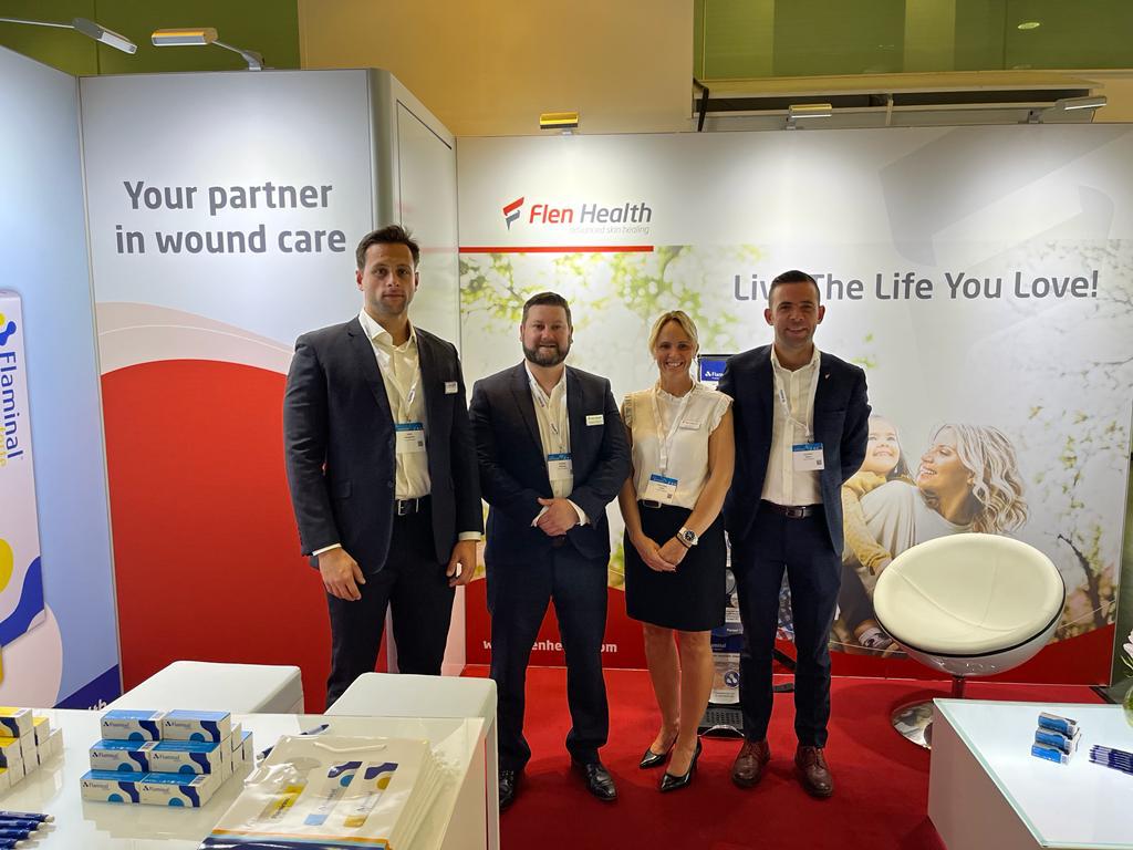 FlenHealth's tweet photo. 🤩 Welcome everyone to #EWMA2022 ! You can find your partner in wound care on LEVEL 2, BOOTH 288A. We speak 🇬🇧 🇫🇷 🇩🇪 🇳🇱  
👉 Do come by and discuss about wound healing, get to know our products, our representatives and more! 
#EWMA #WoundCare #FlenHealth #Flaminal #Flamigel #FRT https://t.co/0kuCsuzJls