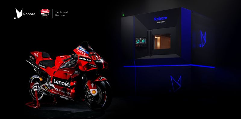 This is the week!
Are you ready for Mugello MotoGP track? <a href="/MotoGP/">MotoGP™🏁</a> 

Roboze will be present in the Ducati Motor Holding paddock to support the team. <a href="/DucatiMotor/">Ducati</a> 

#forzaducati #ducati #MotoGP #roboze