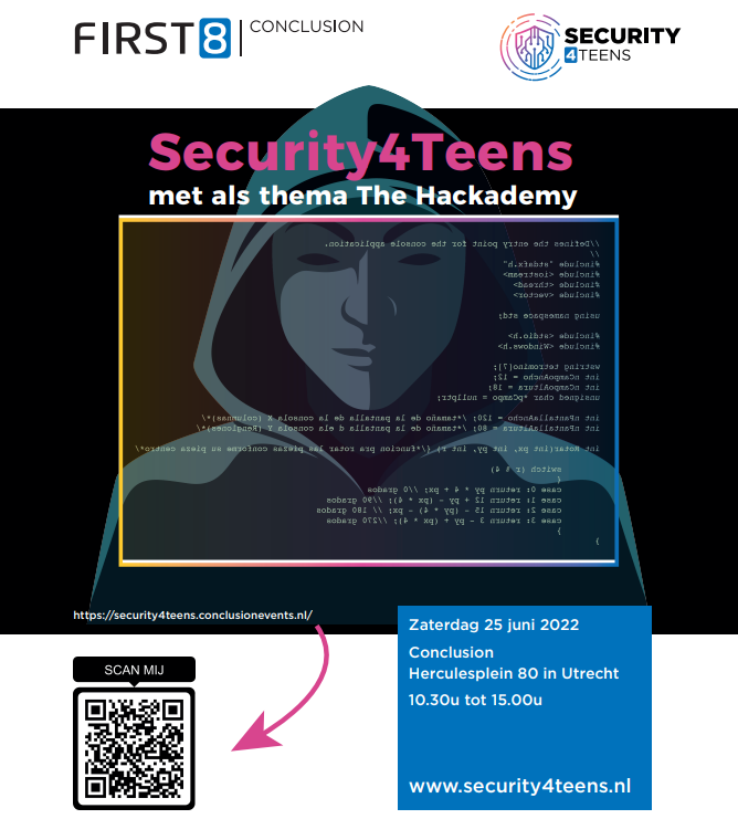 First8BV's tweet photo. #Security4Teens is speciaal voor de jonge IT'ers in spe. Is jouw zoon of dochter gek op IT? Bekijk het leerzame event op👉https://t.co/ToAJiPckdW Ze gaan onder leiding van experts aan de slag met oa #lockpicking, #hacking, #encryptie en social engineering. https://t.co/1jlUBDBM0j