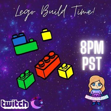NebulaKiri's tweet photo. Come hang out while we open up a few more bags for the #legoNES build! 💕 #lego #razerstreamer #cozystream https://t.co/8XdGV6YoCg