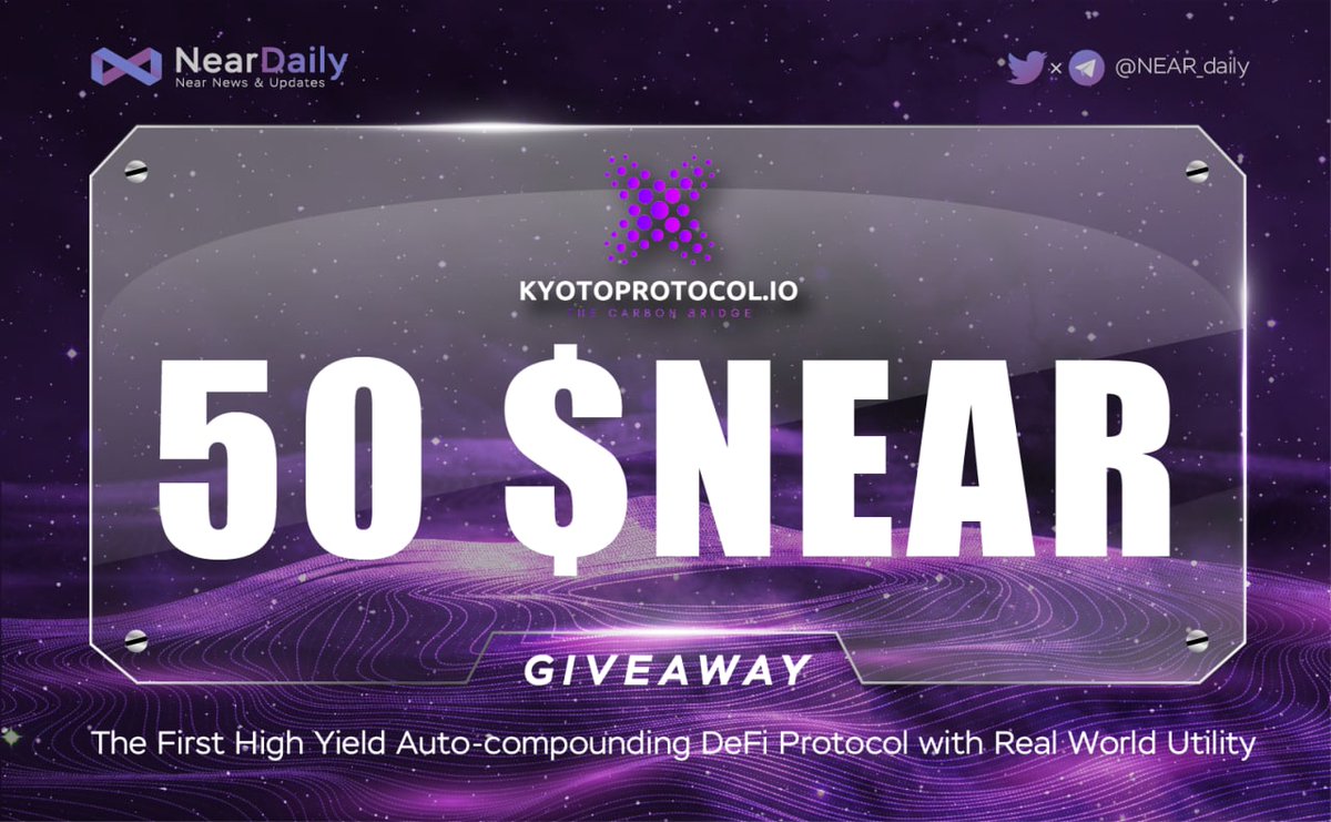 MidenDaily's tweet photo. Follow the steps below for a chance to win 50 $NEAR tokens from https://t.co/lZDyO19nbY 👇

🟪 Follow @official_kpio &amp; @NEAR_daily
🟪 Join Telegram https://t.co/rUQb2LZILr
🟪 Like, RT, tag 3 friends in the comments

Ends in 72H, grab your chance now ⏳ https://t.co/5UXnBzWGsM