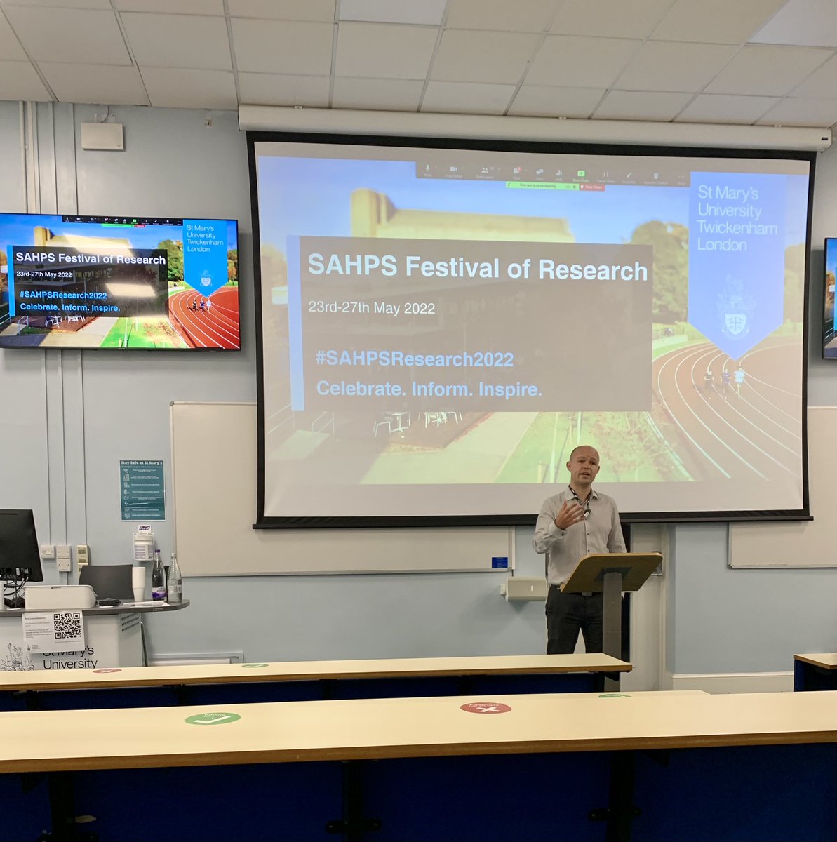 Looking forward to some exciting research over the next couple of days from our Faculty’s Festival of Research 🎉 #SAHPSResearch2022 @YourStMarys @StMarysSAHPS @SportRehab_