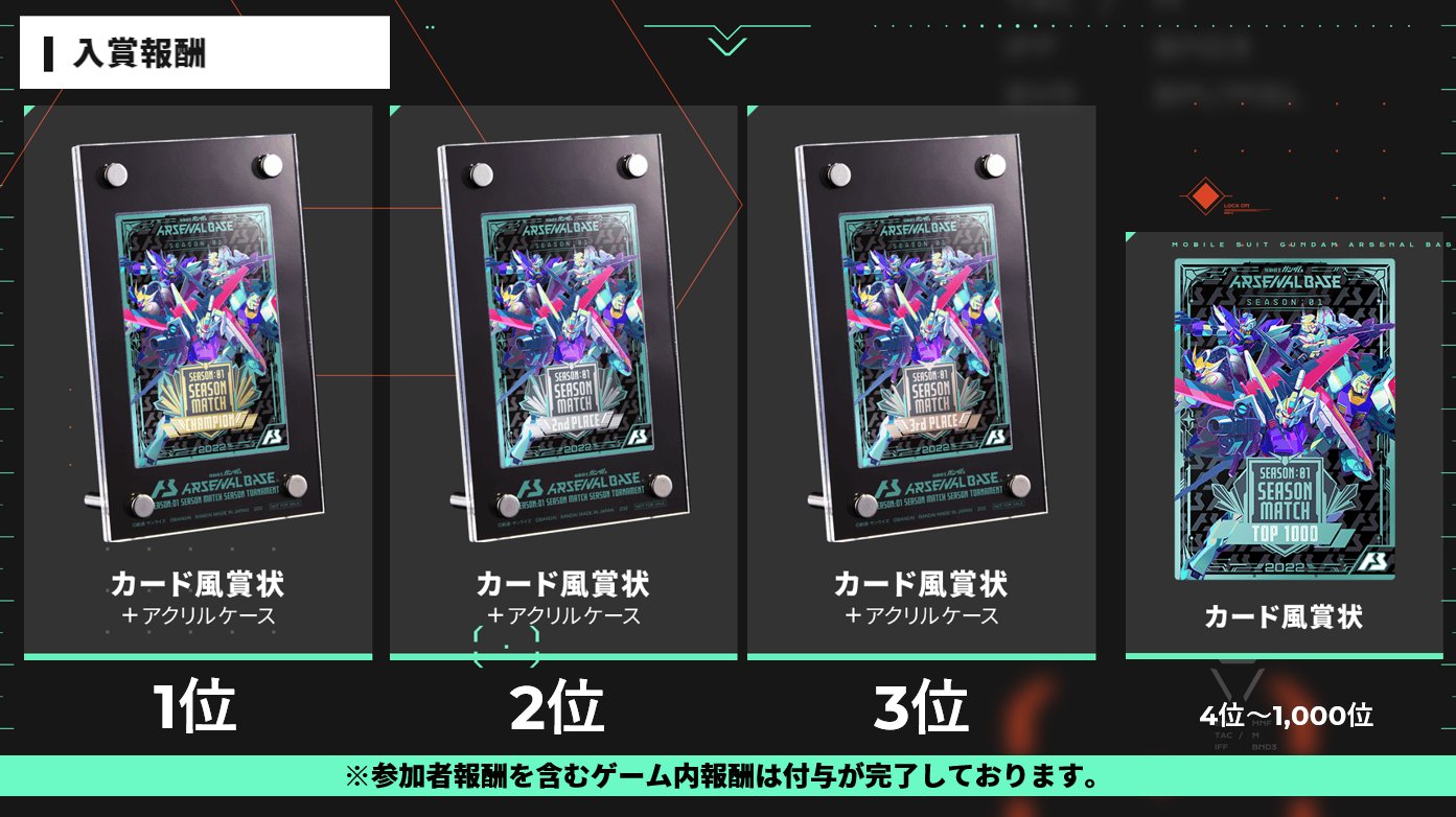 公式】機動戦士ガンダム アーセナルベース on X: 