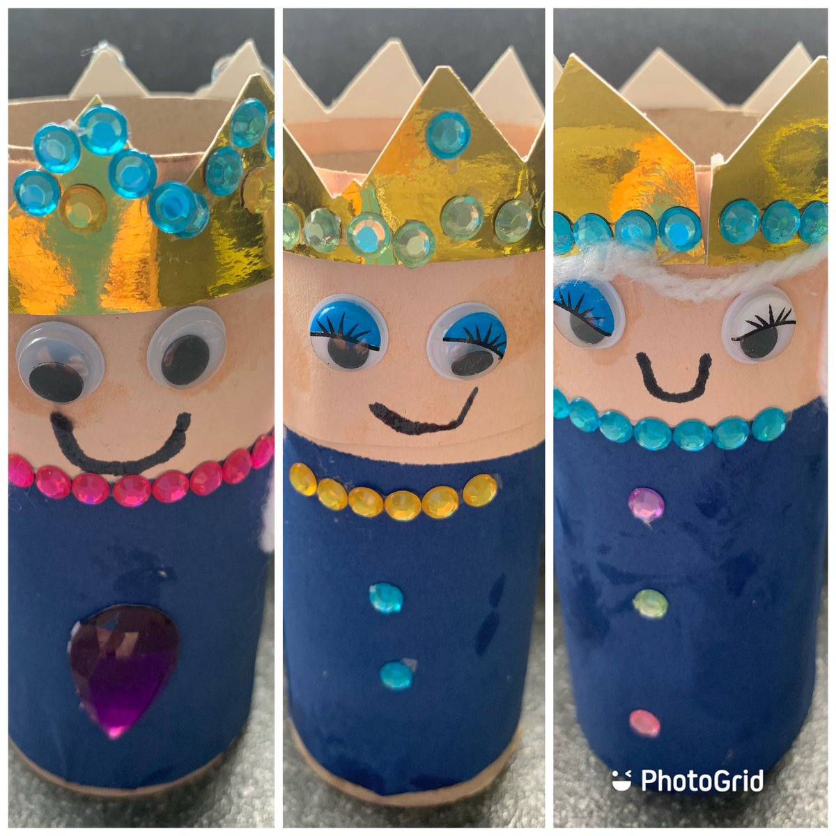 BengeNic's tweet photo. #stukeleycreativechallenges our Jubilee crafts for Monday at Nicola’s https://t.co/t9TnREc8HC