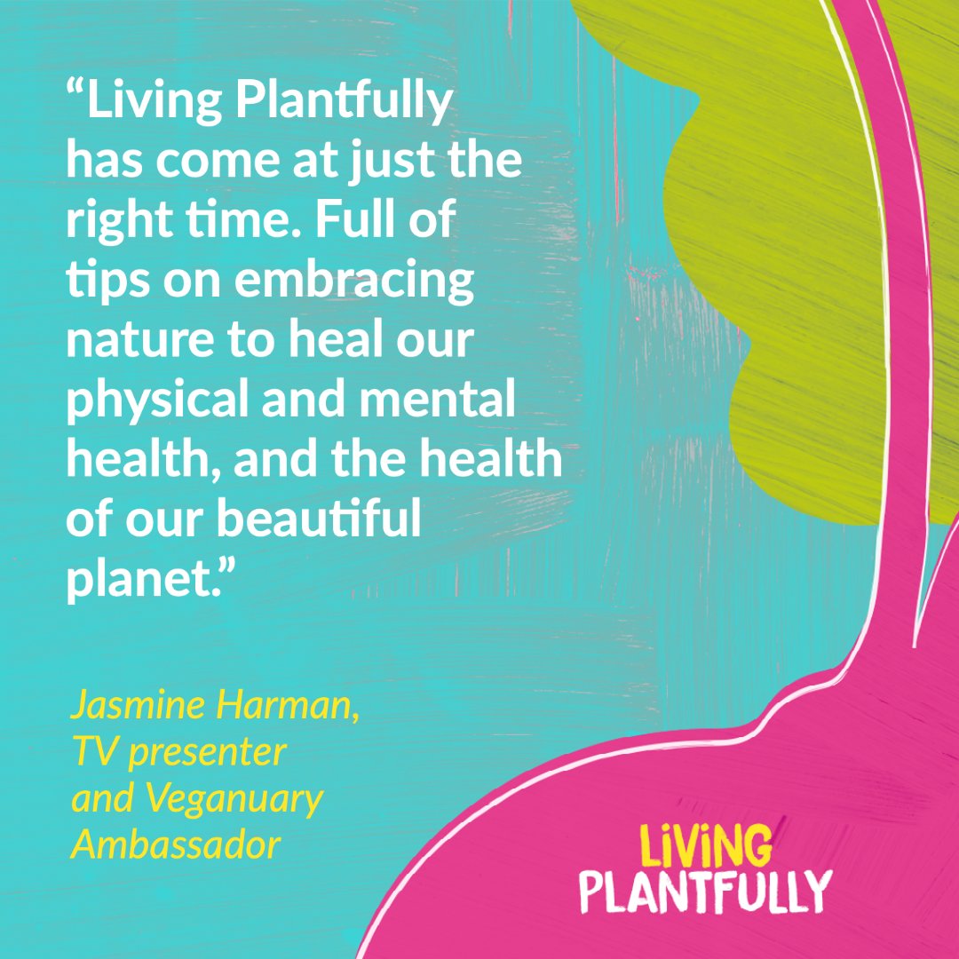 LivePlantfully's tweet photo. ✨ Just 4 days to go until publication day! ✨ Huge thanks to @Jasmineharman, presenter for @Channel4's A Place in the Sun and  @WVeganuary ambassador, for the lovely review. Living Plantfully is published on 26 May by @welbeckpublish, to pre-order go to https://t.co/hym1IgiZJp https://t.co/dwpXZT25NO