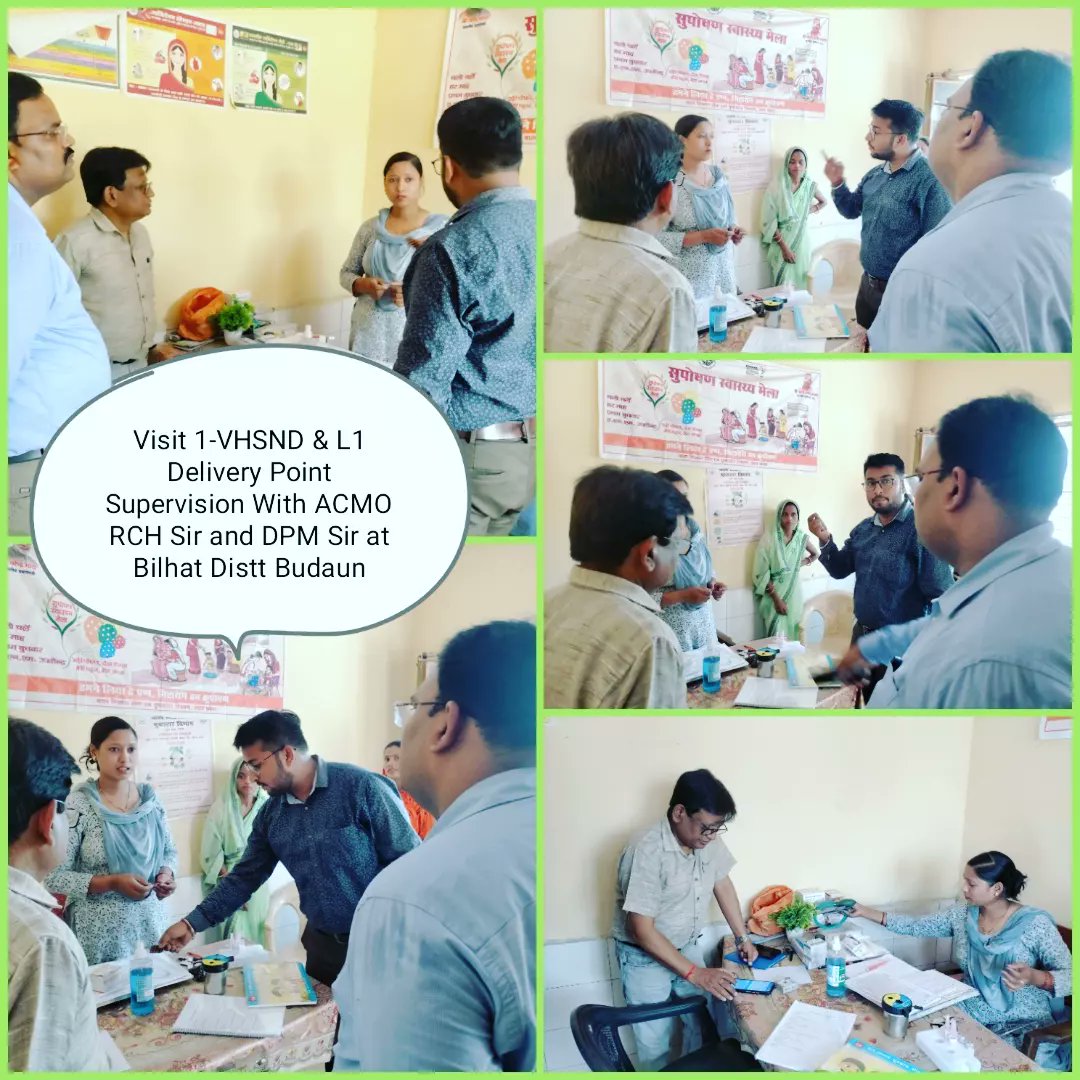JitendraDMHC's tweet photo. Done SS Visits @21.5.22 of Sub Centre Level Delivery Point L1 Facility, VHSND Session and Progress of EKSMKO Campaign at Grassroot level SC Malgaon, Jagat &amp; SC Bilhat, Binawar with ACMO RCH &amp; DPM NHM, Distt Budaun @MoHFW_INDIA @UPGovt @nhm_up @ManojShukul @BareillyMeo @dm_budaun https://t.co/WCgRYmXgCz