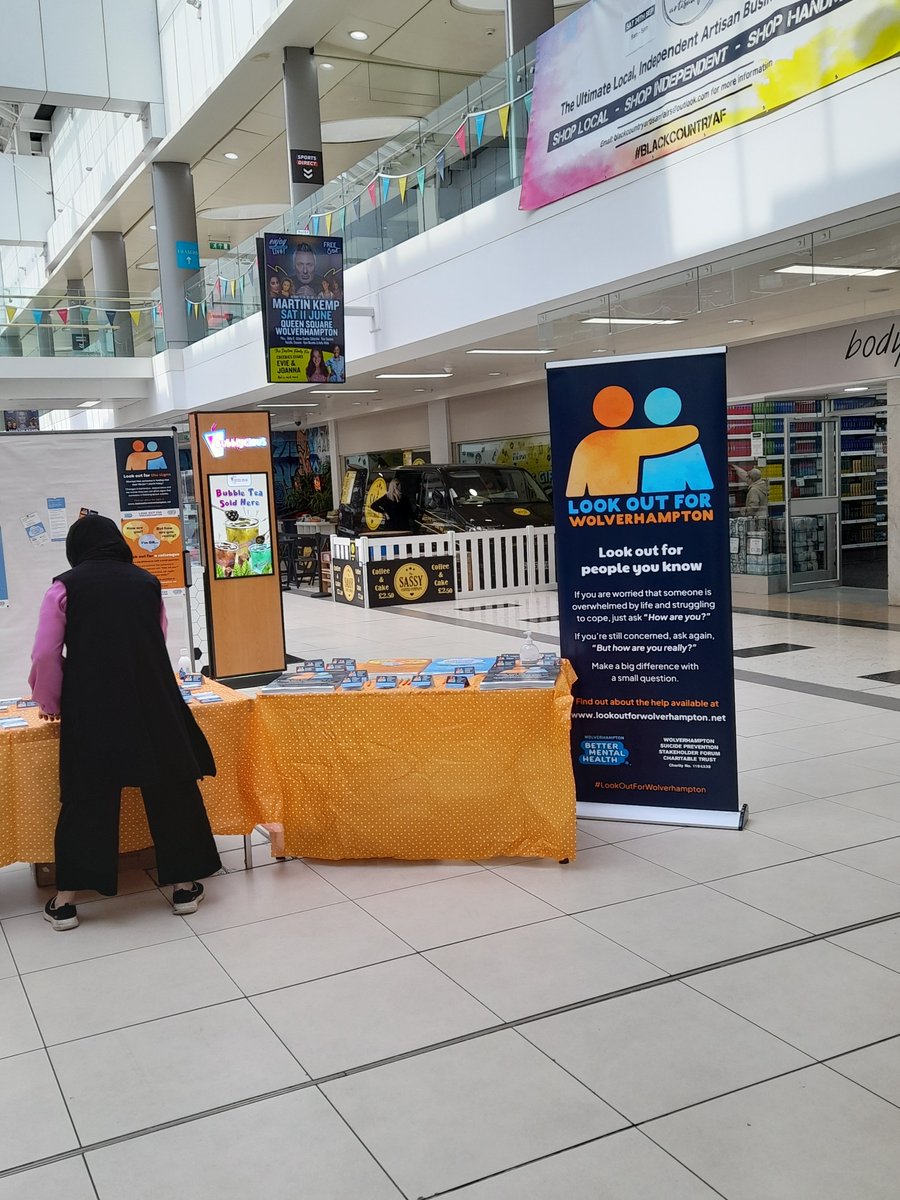 P3 Wolverhampton Street Outreach (@p3sot_wolves) on Twitter photo We are in #Wolverhampton Mander Centre again today promoting our #SuicideAwareness campaign . If you see us come say hi 😀 <a href="/P3WestMids/">P3 West Midlands</a> <a href="/P3WolvesFS/">Wolverhampton Floating Support</a> We are in #Wolverhampton Mander Centre again today promoting our #SuicideAwareness campaign . If you see us come say hi 😀 <a href="/P3WestMids/">P3 West Midlands</a> <a href="/P3WolvesFS/">Wolverhampton Floating Support</a>