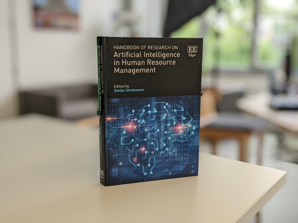 Just arrived in my office today, looking forward to dive in. We contributed with three chapters to the handbook on #AI in #HRM, which are now available online and offline
@stefanmorana <a href="/FAUWiSo/">FAU WiSo</a>