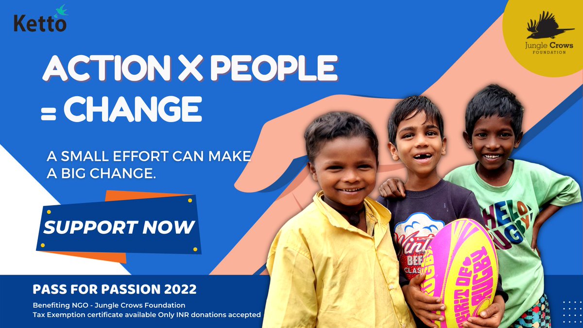 _SimplySport's tweet photo. If you wish to donate and join us in our race of reaching the potential, DM us or write to us. You can tap on the link to raise an athlete - https://t.co/Ls0aGOwm23
#Fundrasing #JungleCrows #KheloRugby #DonateNow https://t.co/4vLP2G6jRM