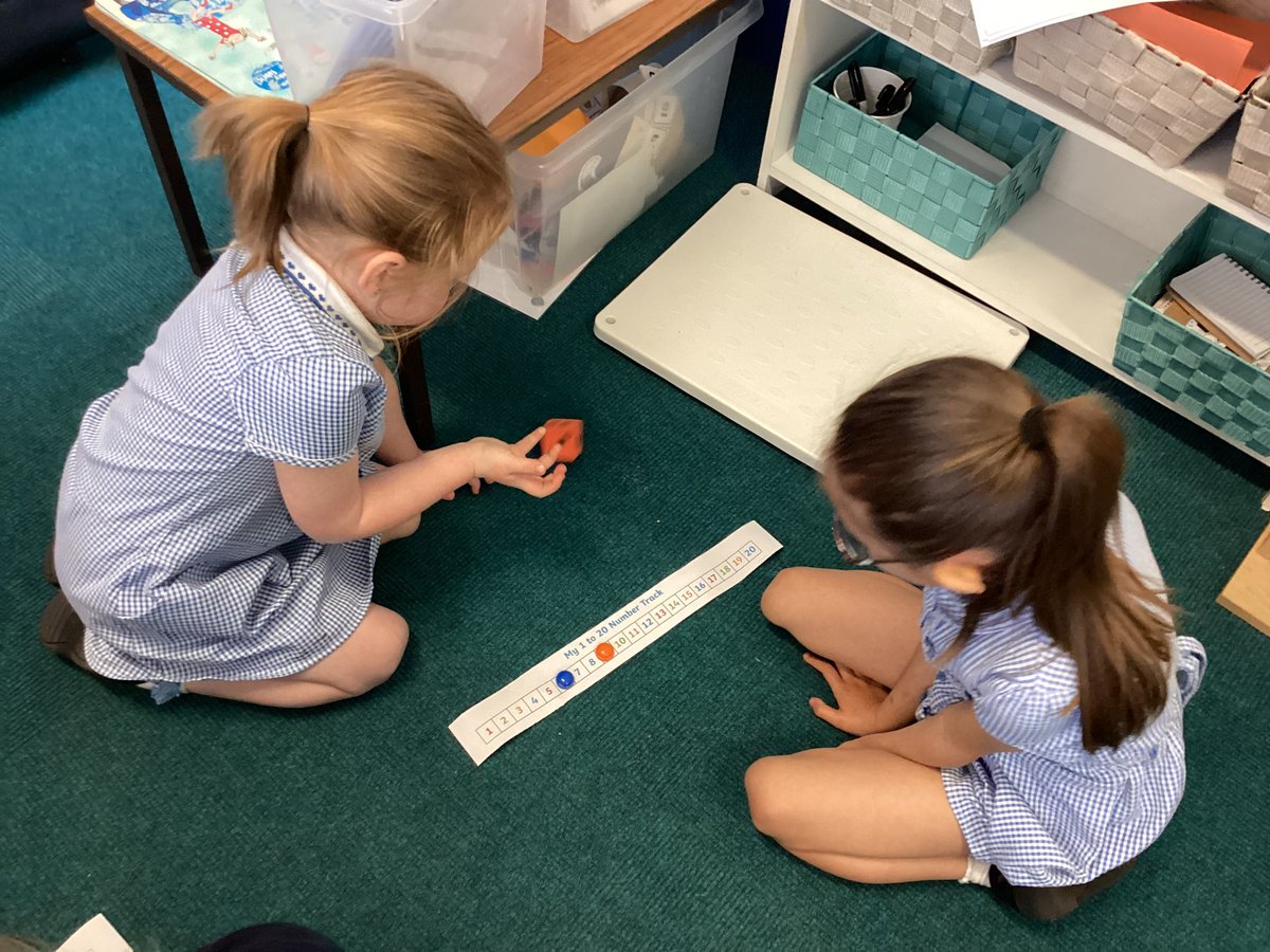DolphinsBCP's tweet photo. Today we are learning to count on using a number track. Some of us used a whiteboard to keep track of the calculations we were doing. https://t.co/c79VYw9xB4