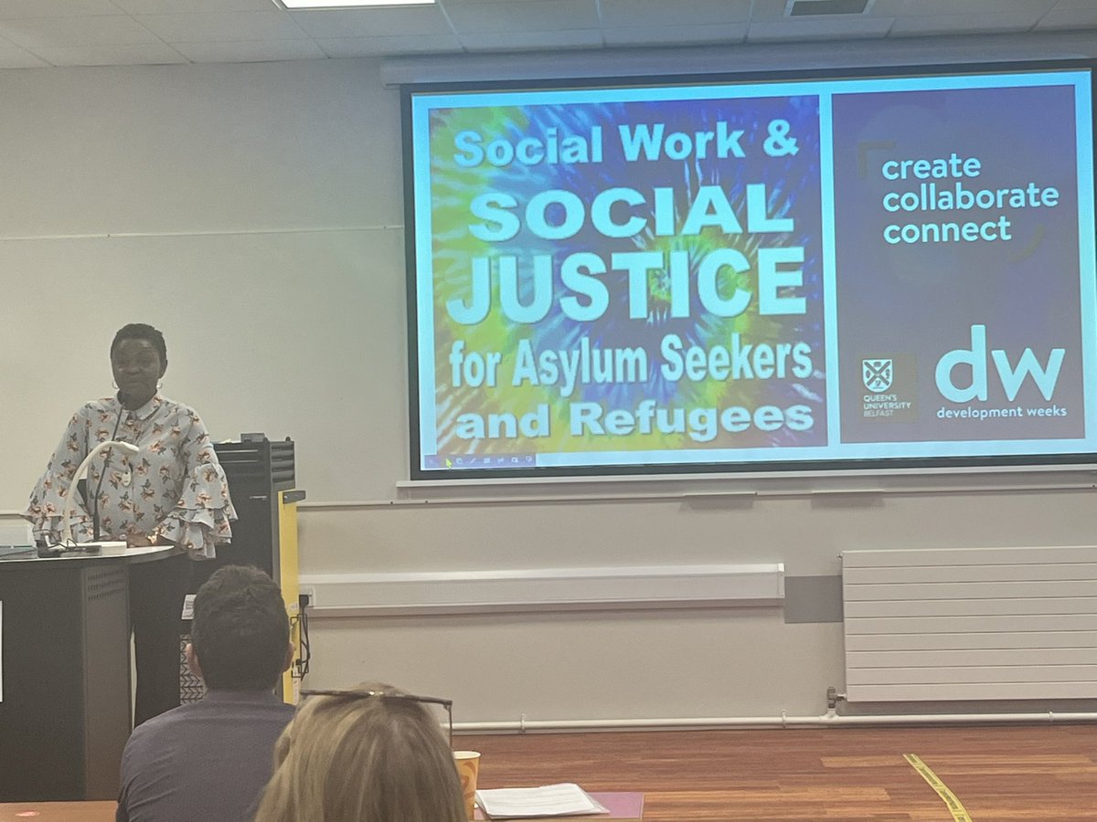 Coumilah01's tweet photo. And the lovely Alexis Ekwueme, an expert by experience.
So grateful for her voice and experience. As social workers we need to be better and do better.
#QUBDevelopmentWeeks https://t.co/OER2jgVcUW