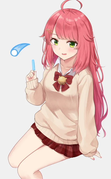 ぱっつんみこちがかわいかったので描きました
#miko_Art 