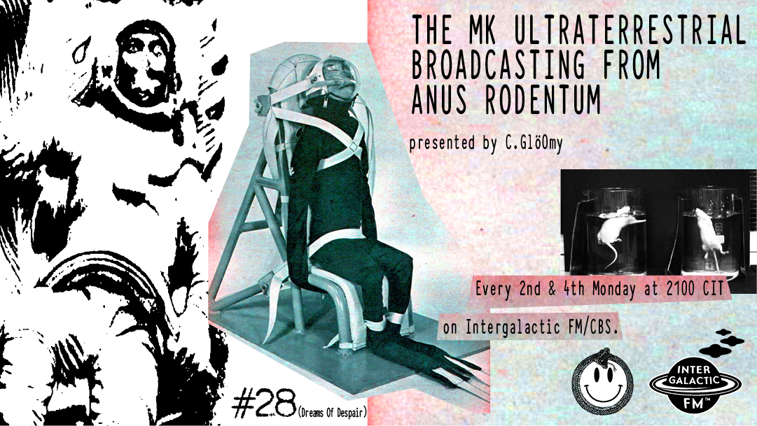 Black Monday is on! Tonight 2100 CIT on CBS: The MK Ultraterrestrial Broadcasting From Anus Rodentum #28 (Dreams Of Despair) intergalactic.fm/blog/3930-Toni…