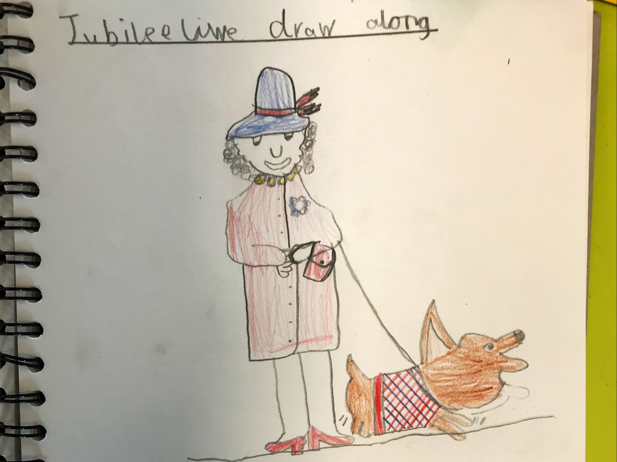 TGPS_NorthLincs's tweet photo. Year 2 have joined in with a live Jubilee special draw along with the fabulous author and illustrator Steve Antony @Literacy_Trust #TGPSArt #TGPSReading https://t.co/E9x2AR5Sq7