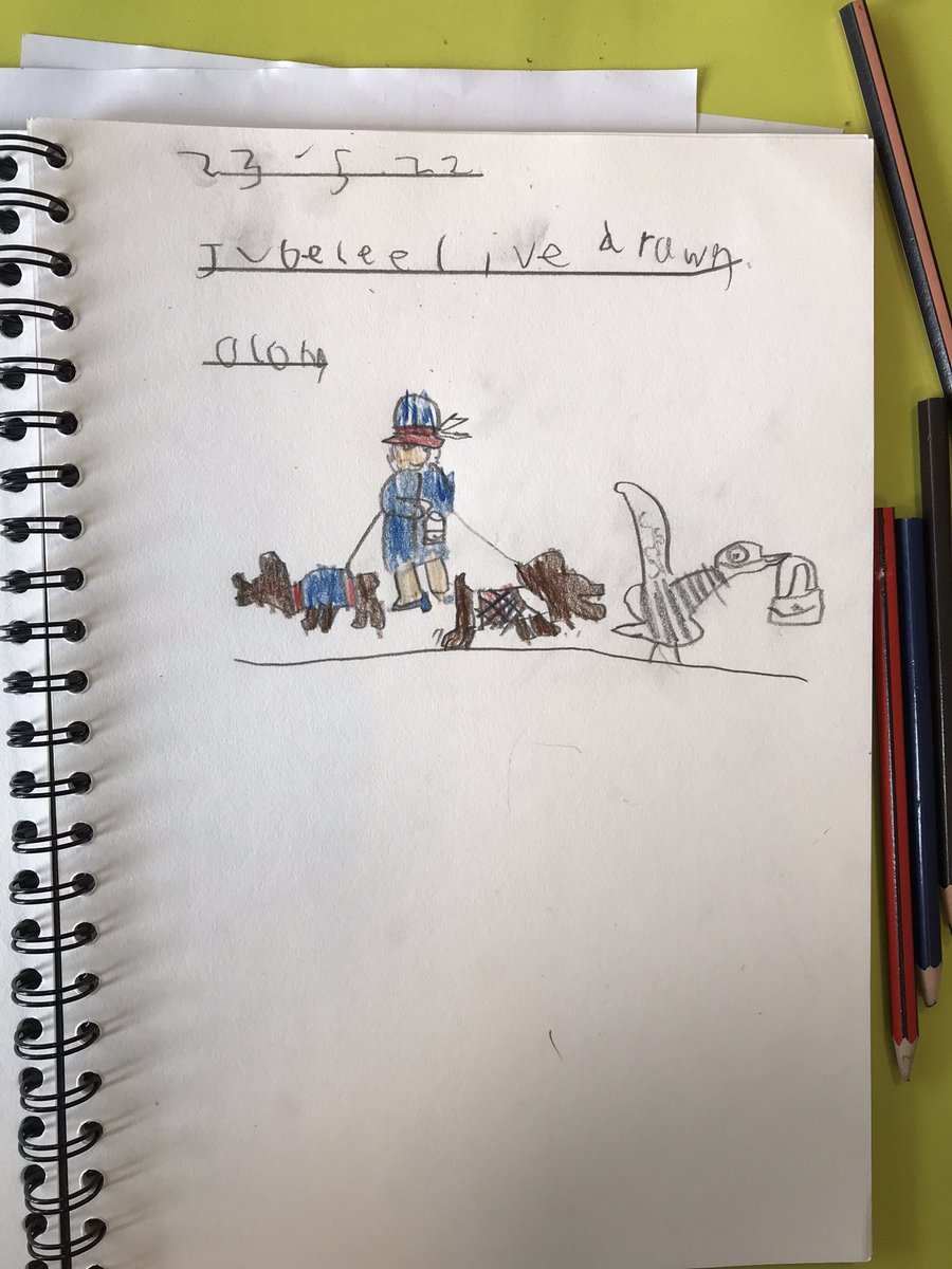TGPS_NorthLincs's tweet photo. Year 2 have joined in with a live Jubilee special draw along with the fabulous author and illustrator Steve Antony @Literacy_Trust #TGPSArt #TGPSReading https://t.co/E9x2AR5Sq7