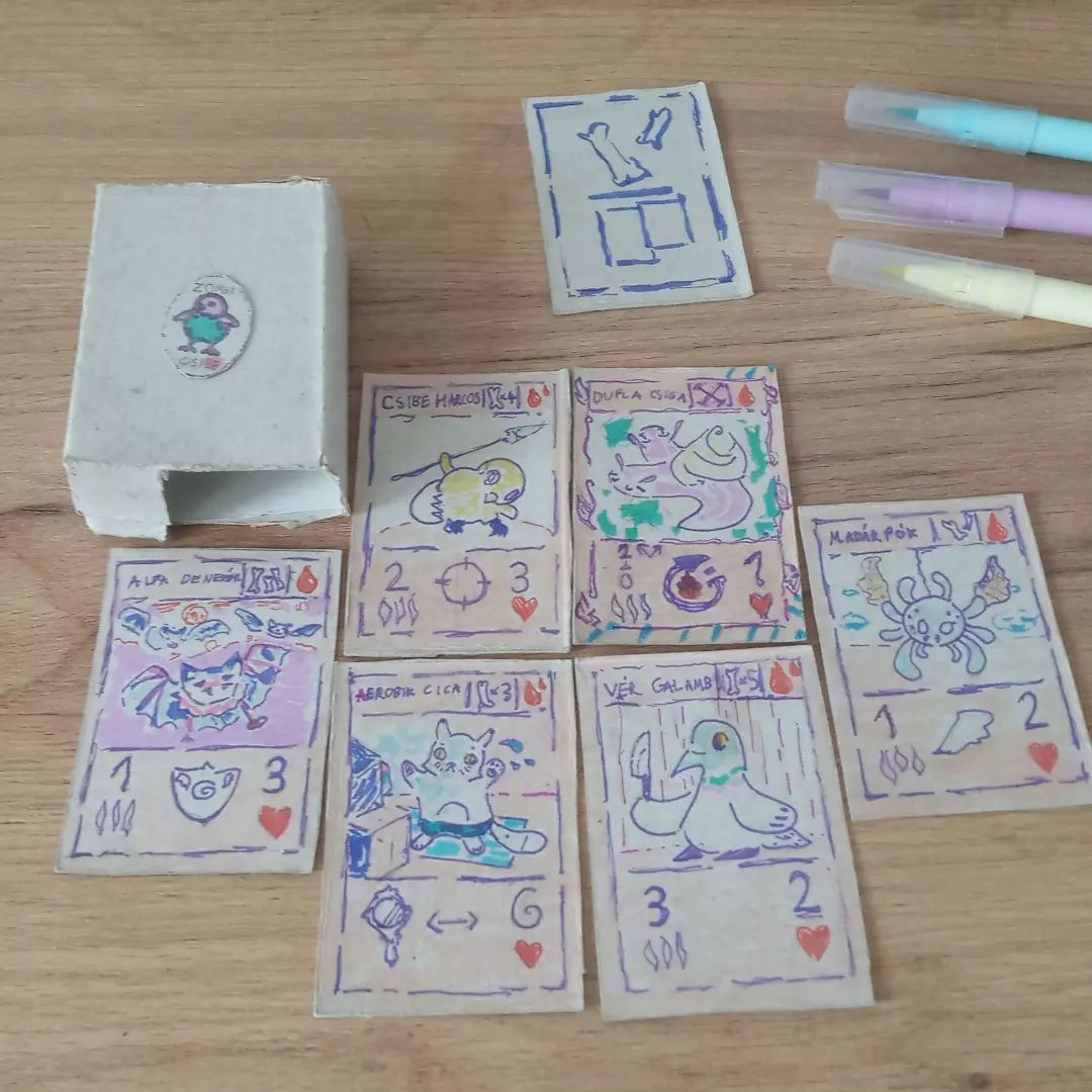 Made a pet based little cardgame inspired by Inscryption. Zombie chic (the title is a work in progress) 🐤

#cardgames  #Inscryption #Inscryption #CardGame  #games  #gaming  #art  #gamedev