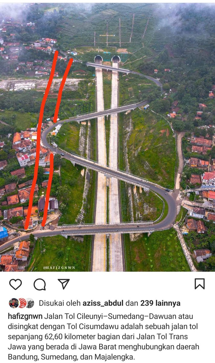 Biaya bangun jembatan lebih murah dari pembebasan lahan kayaknya