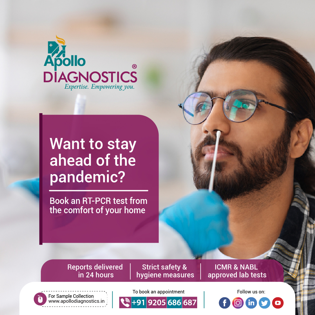 apollodiag's tweet photo. Need to get an RT-PCR done?
Just download our app and book your test online.
For more details, visit this link:- https://t.co/HATq6CH9aA or call 040-4444 2424
#RTPCR #ApolloDiagnostics #SafeWithApollo #HomeCollection #ExpertAdvice #TestWithTheBest https://t.co/p4yrV7ATyZ