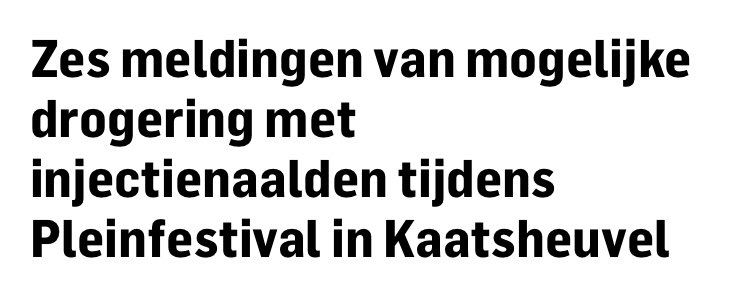 Zoveelste injectie naald aanval laatste tijd en dan zijn er mensen die spuiten in hun profiel hebben… Gestoord