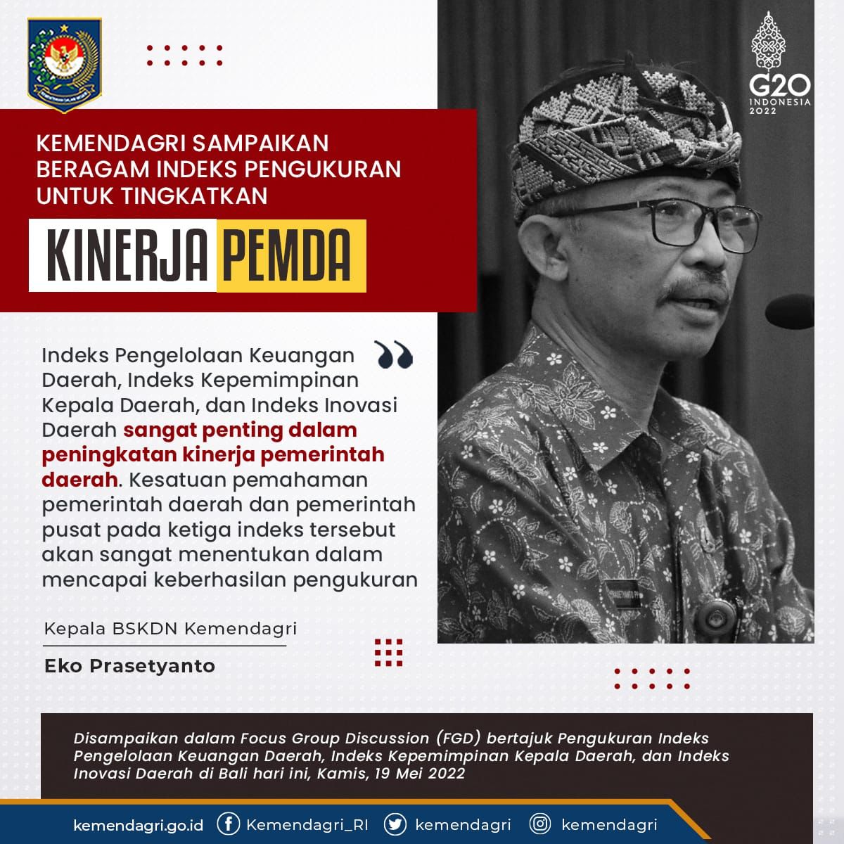 Double H (@hanahanyfa) on Twitter photo Tingkatkan Kinerja Pemda, Kemendagri Sampaikan Pentingnya Beragam Indeks Pengukuran
<a href="/kemendagri/">Kementerian Dalam Negeri</a> Tingkatkan Kinerja Pemda, Kemendagri Sampaikan Pentingnya Beragam Indeks Pengukuran
<a href="/kemendagri/">Kementerian Dalam Negeri</a>