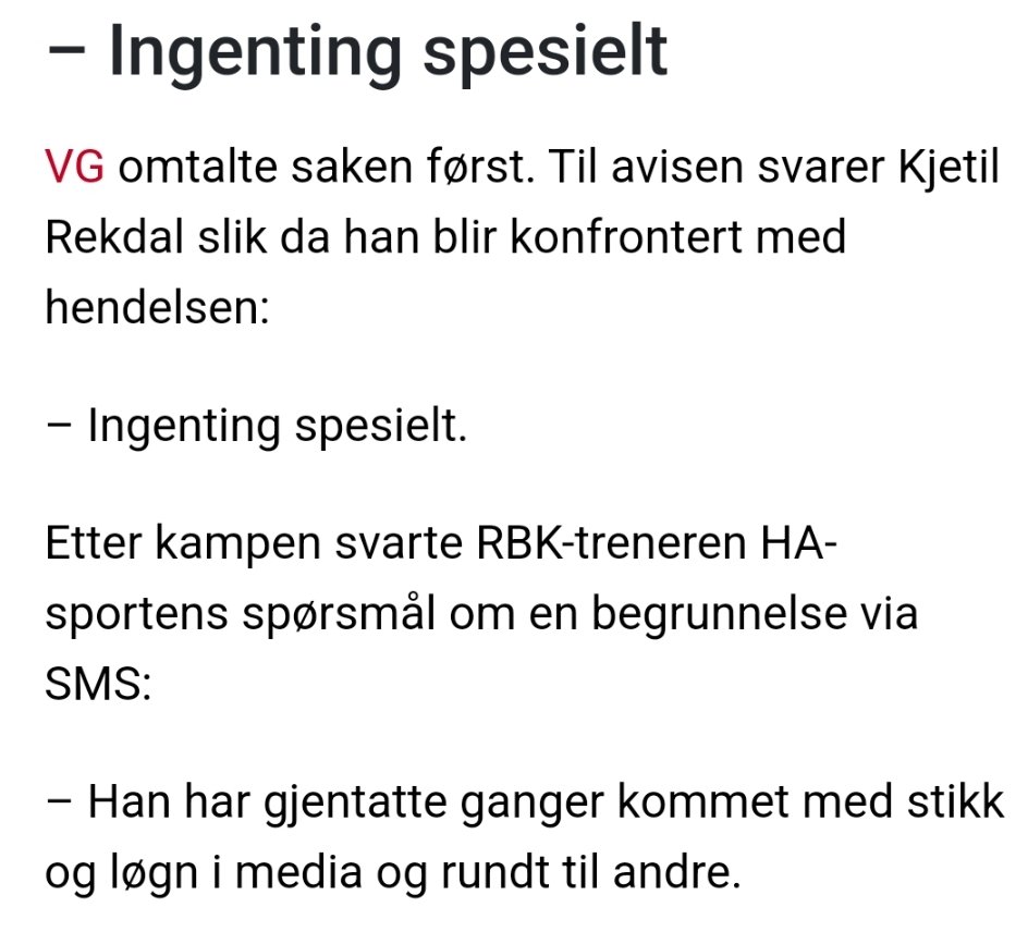 Trener som har brukt hele karrieren på å melde i øst og vest og som kalte trenerkollega for 'jævla alkis' på direkten tåler ikke stikk i media. Jævla surve.