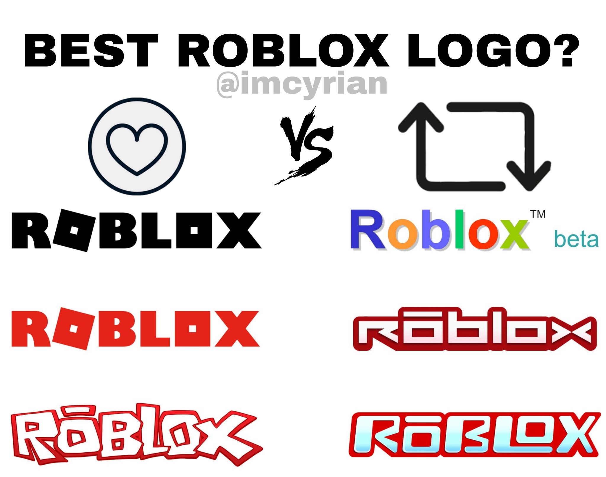 RBXevents on X: Here were all the Roblox logos before this