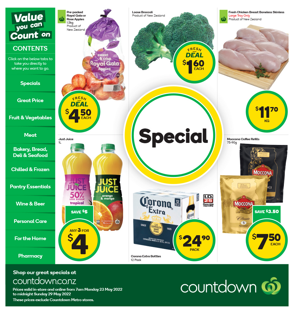 rochardalgost's tweet image. Countdown Mailer 23 May – 29 May 2022 Next week's Mailer Preview [New Zealand] - olcatalogue.com/nz/countdown-m…