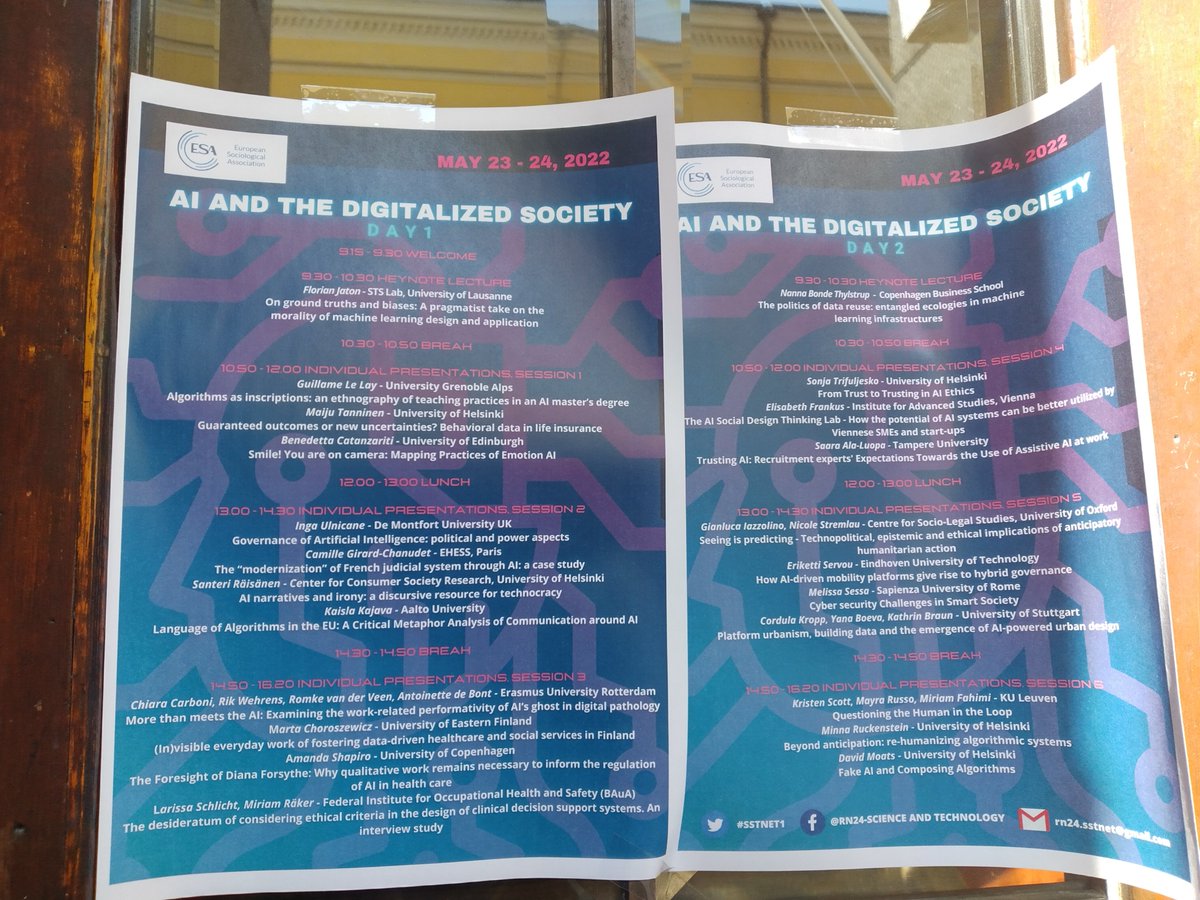 RT @IngaUlnicane: Kicking off workshop on #AI and the Digitalized Society https://t.co/xczwvk69JZ https://t.co/WJMbJWMfye