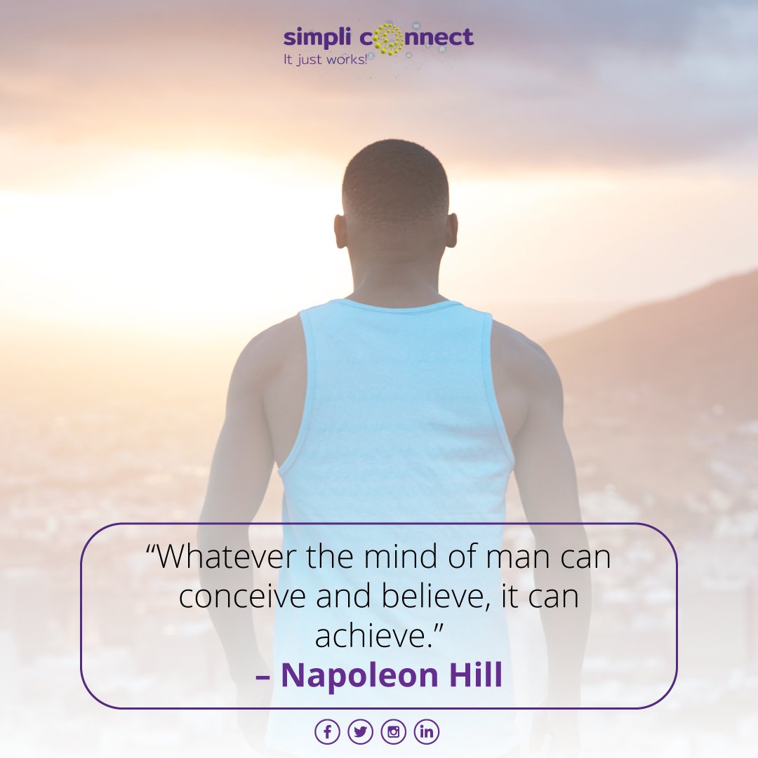 SimpliconnectZA's tweet photo. Don't let the Monday blues get you down, take control and run with it.
#mondaymotivation #simpliconnect #isp #motivationmonday https://t.co/qfaaqSaaQh