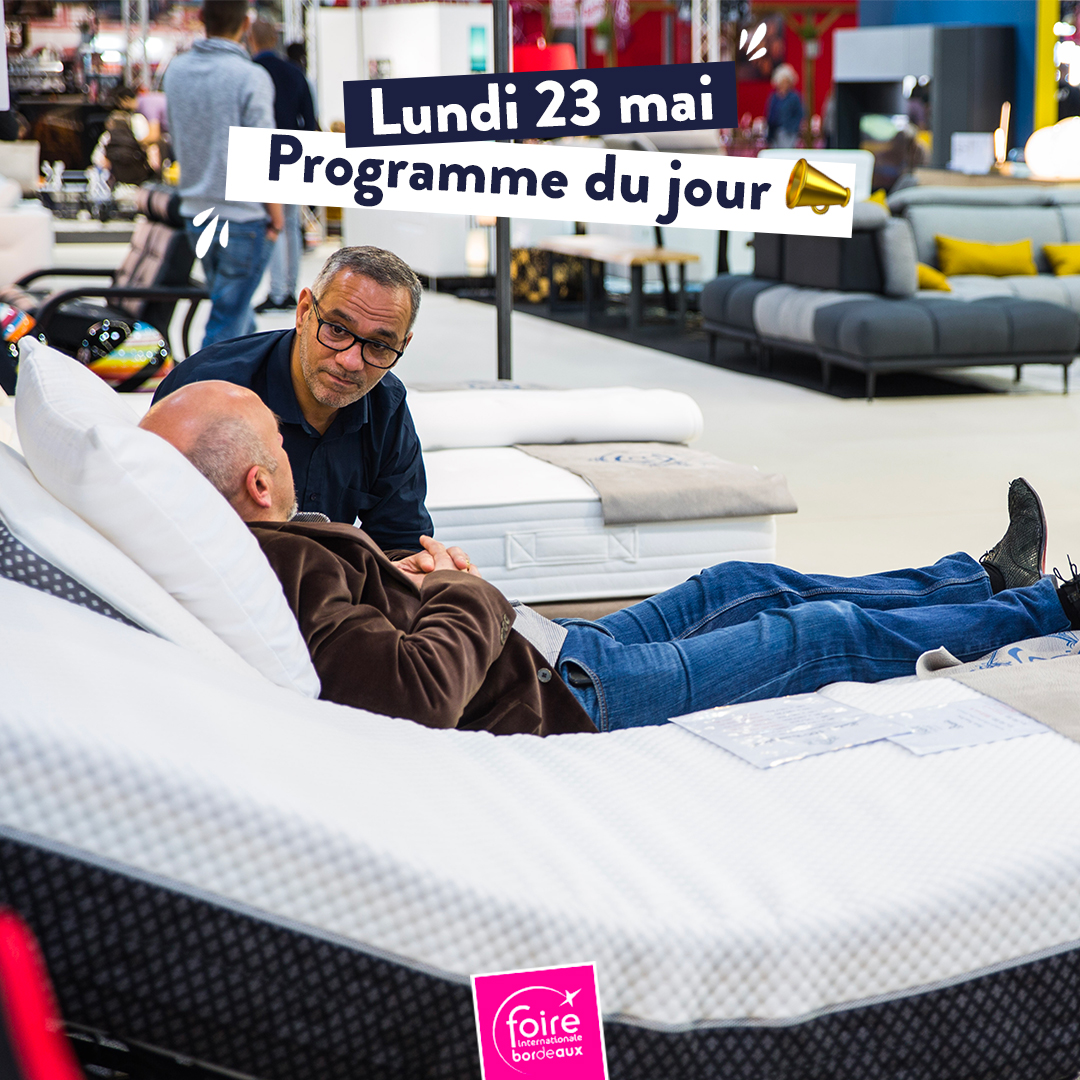 Un lundi de folie à la #FoireDeBordeaux 🥳 Et pour ce premier jour de la semaine, on vous propose un programme on fire entre shopping et animations ! Allez, suivez-nous : foiredebordeaux.com/programme
